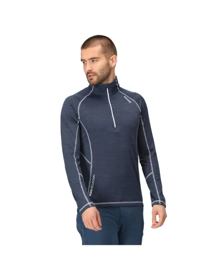 Haut col zip Homme Yonder Bleu