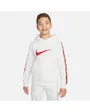 Sweat à capuche Enfant B NSW REPEAT SW FLC PO HOOD BB Blanc