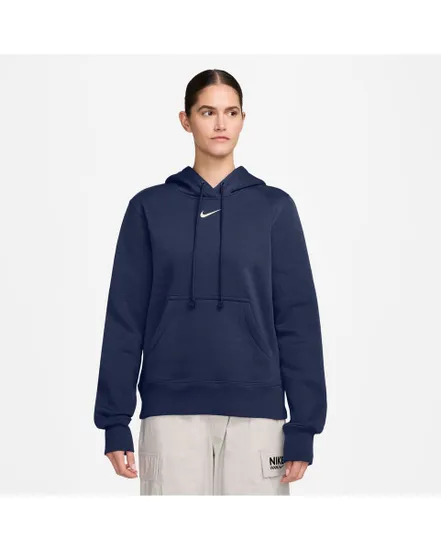 Sweat à capuche Femme W NSW PHNX FLC STD PO HOODIE Bleu