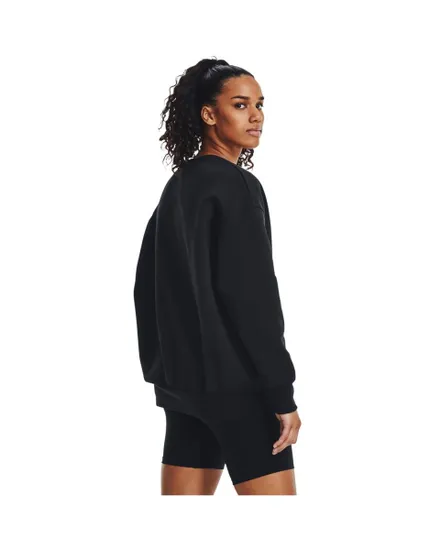 Sweat Femme UA ICON FLEECE OS CREW Noir