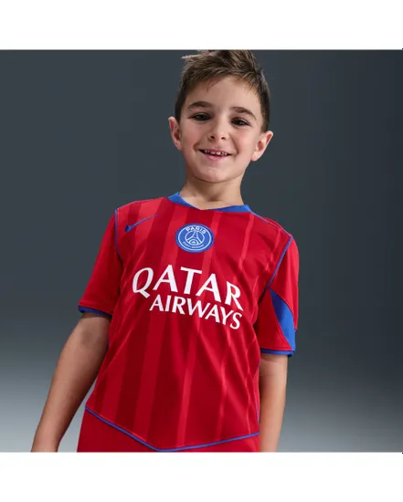 Maillot de football Enfant plus agé PSG Third 2025/2026 Stadium Rouge