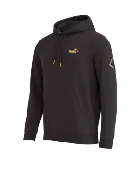 Sweat à capuche Homme MAXIMAL METALLIC RELAXED HOODIE FL Noir