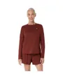 T-shirt manches longues Femme ASICS CORE LS TOP Bordeaux
