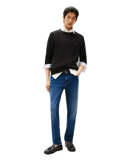 Pull col rond Homme ESSENTIAL COTTON CRE Noir