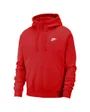 Sweatshirt homme M NSW CLUB HOODIE FZ BB Rouge