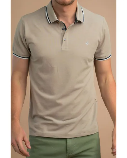 Polo manches courtes Homme CLASSIC POLO MC Beige