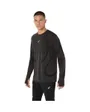 T-shirt Homme ROAD SEAMLESS LS TOP Noir