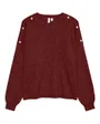 Pull Tricoté Femme VMJOYA LS O-NECK BUTTON PULLOVER BTQ