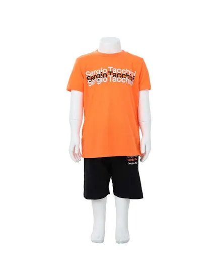 Ensemble Enfant YUYU TEE SET SHORT KID Orange