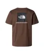 T-shirt Homme M S/S REDBOX TEE Marron