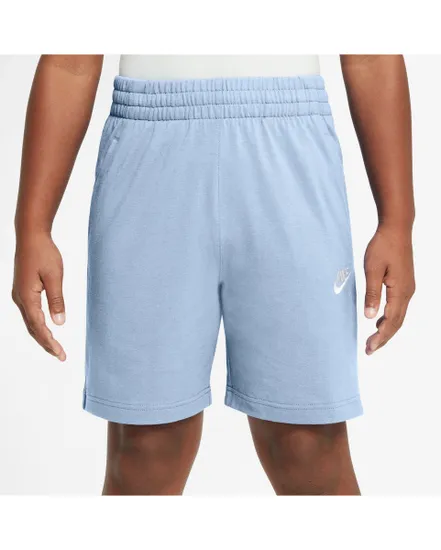 Short Enfant plus agé K NSW CLUB KNIT SHORT 6IN LBR Bleu