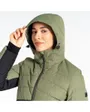 Doudoune à capuche Femme GLACIAL JACKET Vert