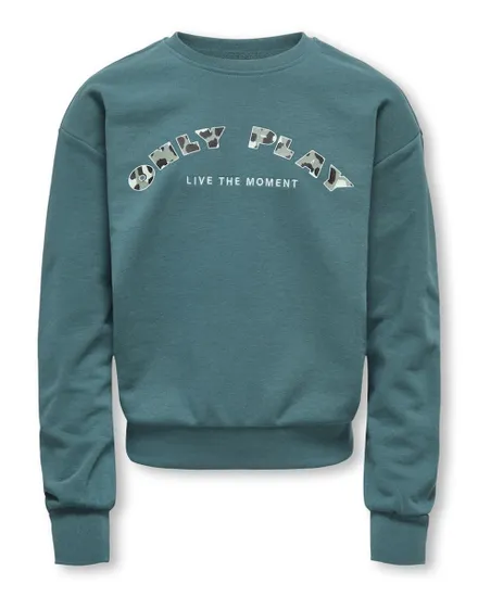 Sweat Fille ONPCONFI LIFE ON LS SWT GIRLS Bleu