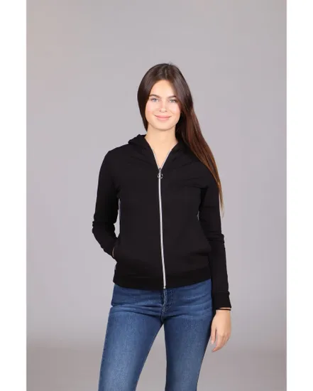 Veste à capuche zippée femme Femme SWEATERIE Noir