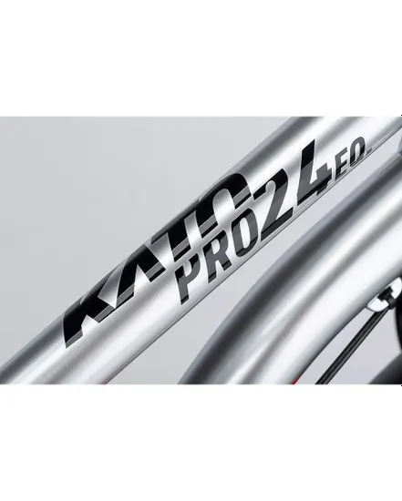 VTT Enfant KATO 24 PRO EQ Argent/Rouge