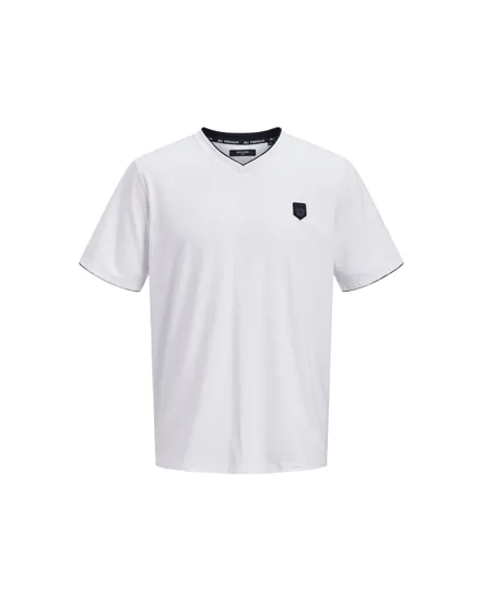 Tee shirt Homme Jprblurise V Neck Tee Ss Smu