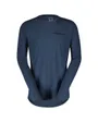 Maillot manches longues Homme DEFINED MERINO Bleu Métal