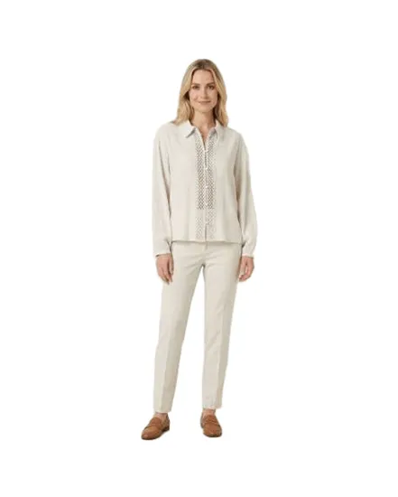 Chemisier Femme Vmitzel Manches Longues Tissé