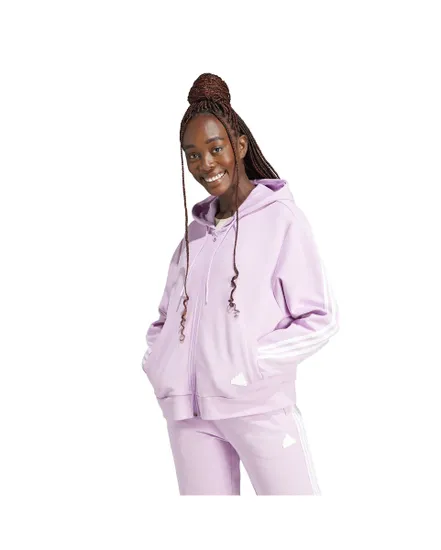 Sweat à capuche Femme W FI 3S FZ Rose