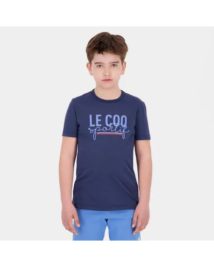 T-shirt TRICOLORE Enfant Bleu