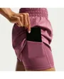 Short Femme W NK ONE DF HR 3IN 2N1 SHORT Rose