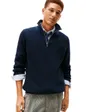 Pull Homme Fisherman Rib Zip Mock