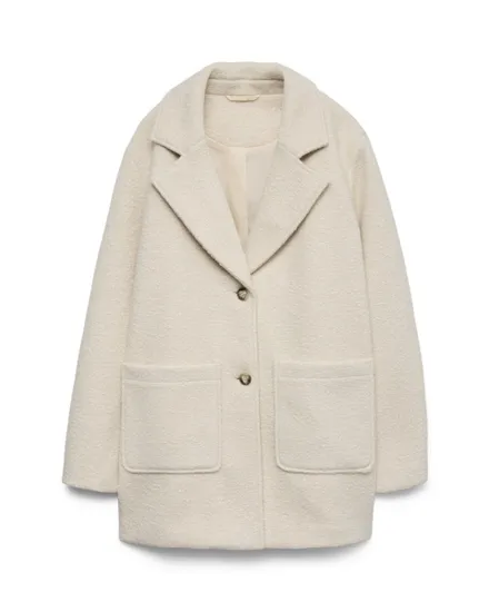 Manteau Femme VMLARA MILLE COAT LCS Beige
