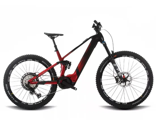 VTT électrique tout suspendu Homme XYRON S 8.9 MX CARBON Rouge/Noir