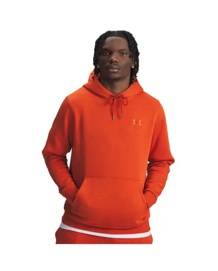 Sweat à capuche Homme UA ICON FLEECE HOODIE Orange