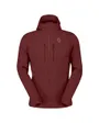 Veste polaire Homme EXPLORAIR ALPHA HOODY Rouge Grenat