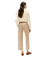 Pantalon Chino Femme Slim Straight Coupe Cropped
