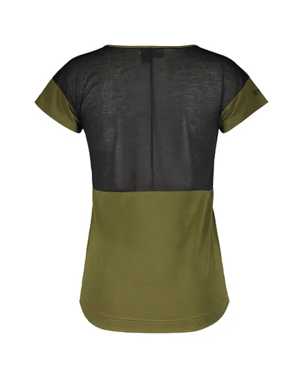 Maillot manches courtes Femme TRAIL FLOW DRI Vert Sapin