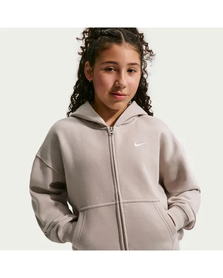 Sweat Enfant G NSW STUDIO FLC OS FZ HD Marron
