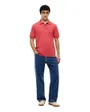 Polo Homme Tommy Jeans Regular Rouge