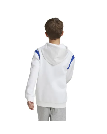 Sweat à capuche Enfant B HD CB Blanc