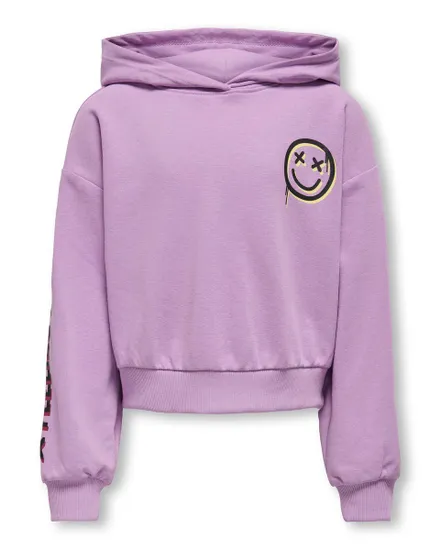 Sweat à capuche manches longues Enfant KOGSMILE LIFE L/S HOOD UB SWT NOOS