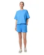 Sweat-Shirt Femme Loose Manches Courtes