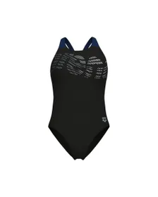 Maillot de bain Femme WOMEN S ARENA FLOWING SWIMSUIT V BA Noir