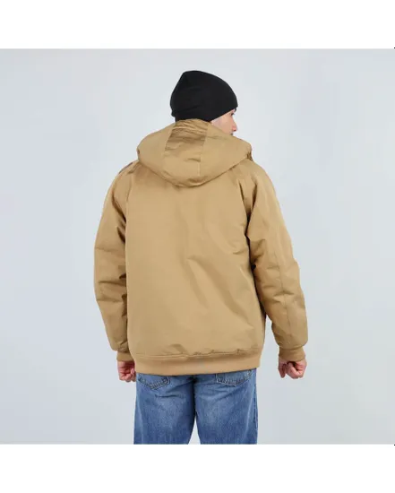 BLOUSON CANVAS DOUBLE SHERPA Homme Beige