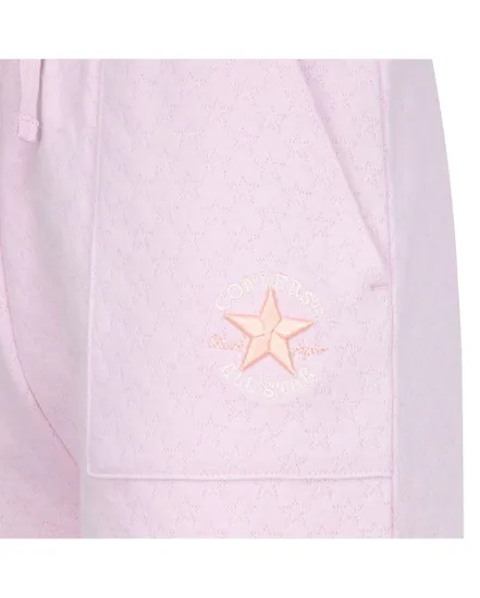 Pantalon de survetement Fille CNVG STAR POINTELLE PANT Rose