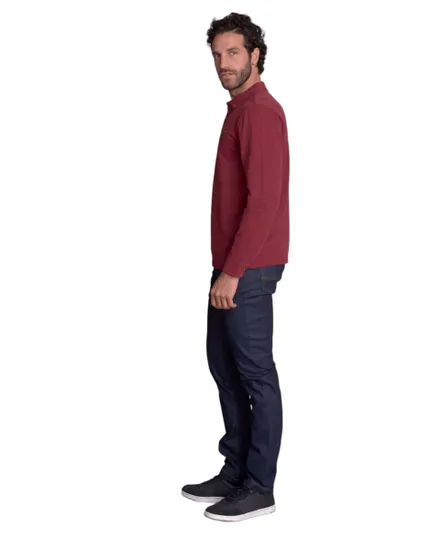 Polo manches longues Homme LUNEVILLE Rubis