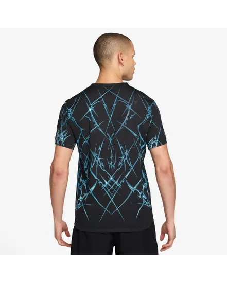 T-shirt Homme M NK DFADV AROSWFT SS AOP Noir