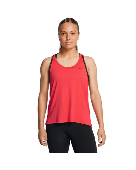 Débardeur Femme UA Knockout Tank Rouge