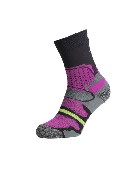 1 Paire de chaussettes Homme MI-CHAUSSETTE TREK Noir