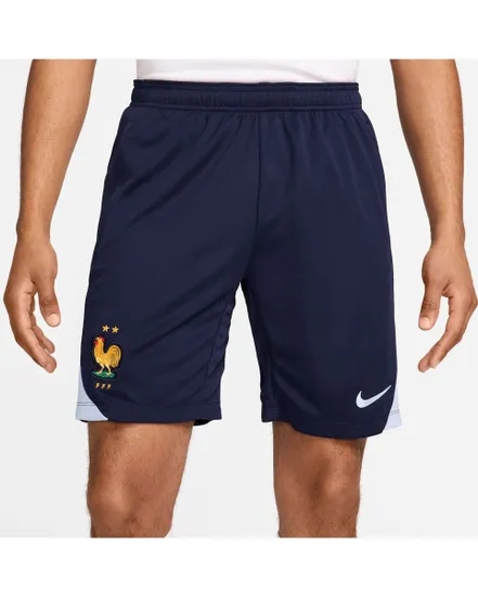 Short de football Homme FFF M NK DF STRK KZ France Bleu