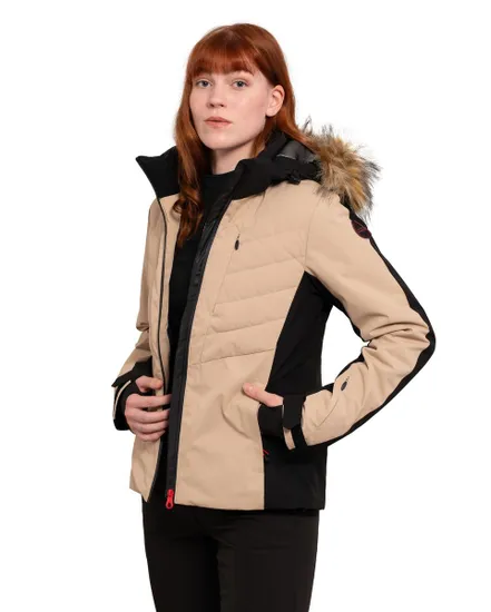 Veste de ski Femme ELEELE Beige