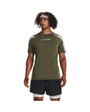 T-shirt Homme UA HG ARMOUR NOV FITTED SS Vert