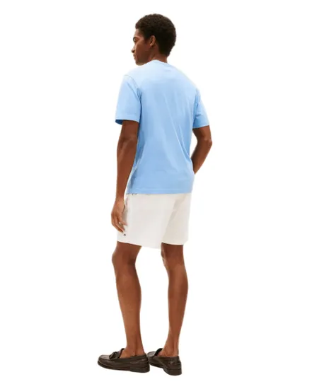 T-shirt col rond Homme OUTLINE FLAG SCRIPT Bleu