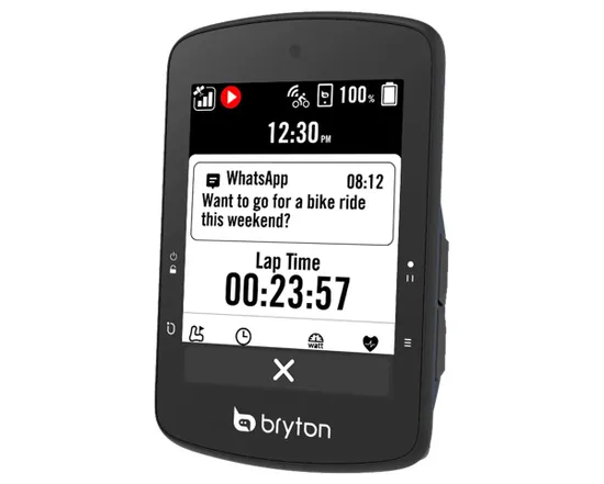 Compteur GPS de vélo RIDER S510 E Noir