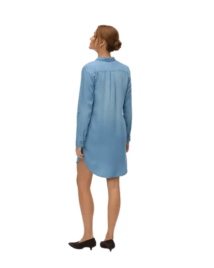 Robe Femme VMSIGGA LS Short Dress Lt Bl Ga Noo